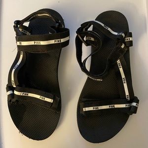 strappy PINK sandals